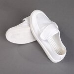 ESD Shoes Factory - Factory Manufacture Comfortable Four Hole PU PVC for Cleanroom Lab