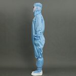 ESD Coverall Factory - OEM/ODM Class 10 Jumpsuit Comfortable Cleaning Room Ladies