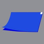 Tacky Mat Factory - Manufacture 18"36" 35um Blue Cleanroom Sticky Mat