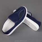 ESD Safety Shoes Factory - Confortable Two Net Bore Mesh Breathable Canvas PVC Sole