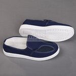 ESD Safety Shoes Factory - Confortable Two Net Bore Mesh Breathable Canvas PVC Sole