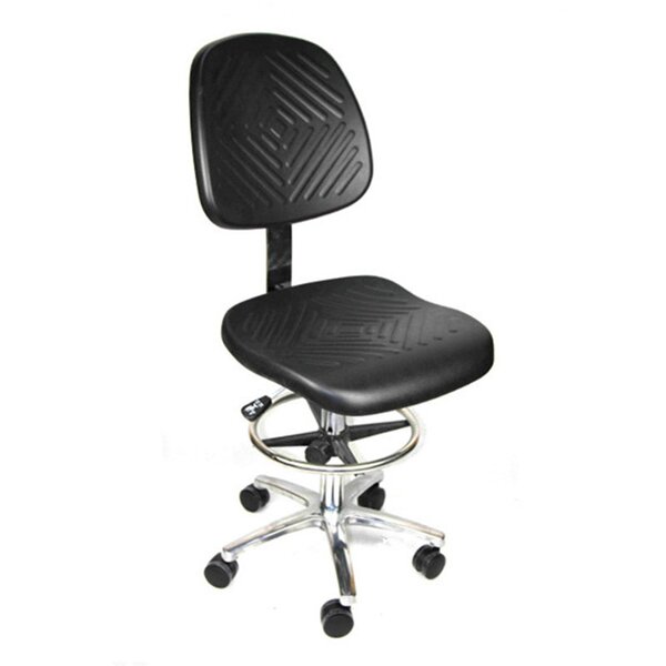 ESD Stool Factory - Adjustable Industrial Office Pu Foam Fabric Anti-static Lab Chair