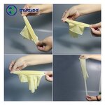 Latex Gloves Factory - OEM/ODM 9inch Natural Textured Tip Powder Free DI Wash