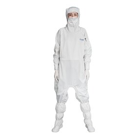 ESD Coverall Factory - OEM/ODM Class 10 Jumpsuit Comfortable Cleaning Room Ladies