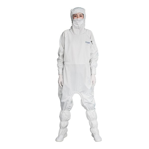 ESD Coverall Factory - OEM/ODM Class 10 Jumpsuit Comfortable Cleaning Room Ladies