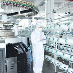 ESD Shawl Hat Factory - Blue Dust Free Anti-static Cap for Cleanroom Work Wear