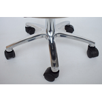 Cleanroom ESD Chair Factory - Desk Height with Black Nylon Base Urethane