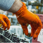 Nitrile Gloves Factory - Work Gloves Powder Free Diamond Texture for Industrial