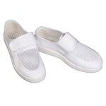 ESD Shoes Factory - Factory Manufacture Comfortable Four Hole PU PVC for Cleanroom Lab
