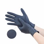 Nitrile Gloves Factory - OEM/ODM Thick Diamond Textured Powder Free Industrial