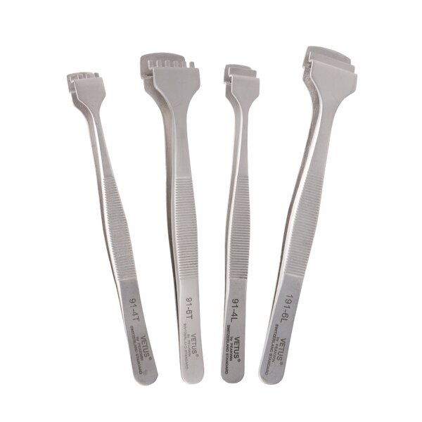 Wafer Tweezers Factory - VETUS 91-4L5L Superior Control Ultra-Precise 302 Stainless