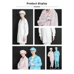 ESD Coveralls Factory - Wholesale Pink Women Work Clothes Cleanroom Garments