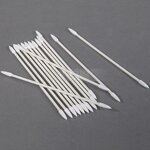 Cleanroom Swabs Factory - OEM/ODM Double Cotton Paper Shaft Pointed Tip Lint Free