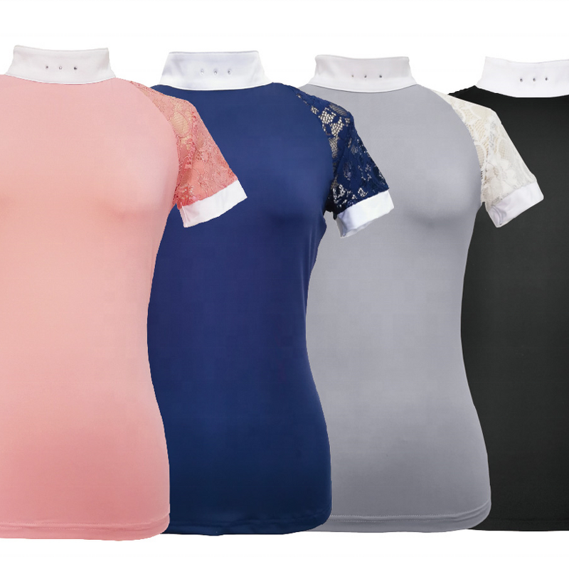 Equestrian Shirt Manufacturer - OEM Women Horse Riding Show Competition Tops