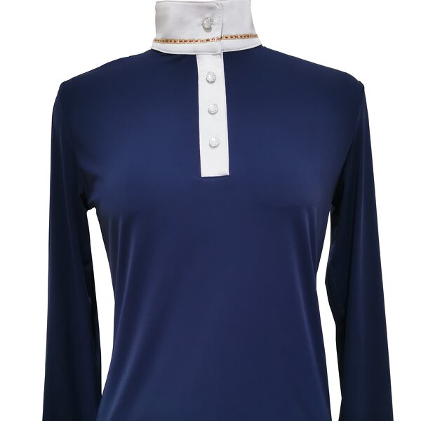 Equestrian Shirt Manufacturer - OEM Custom Long Sleeves Light Weight Coolmax Polo
