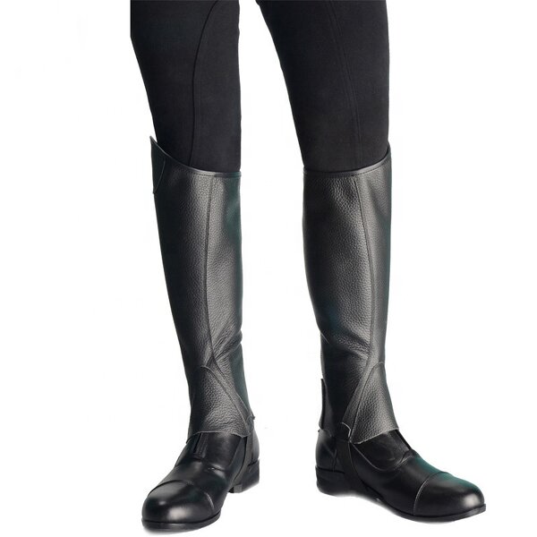Horse Riding Boots Manufacturer - OEM Black Cow Leather Material