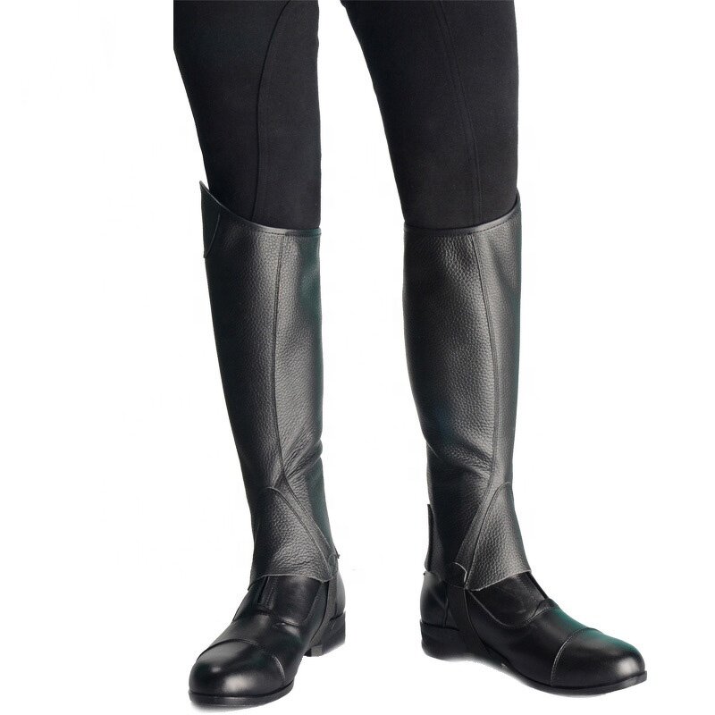 Horse Riding Boots Manufacturer - OEM Black Cow Leather Material