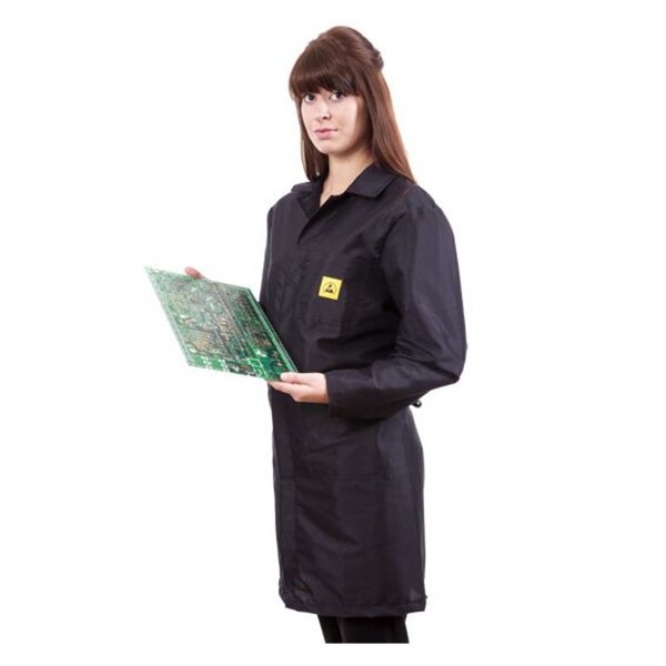 ESD Smock Manufacturer - OEM Antistatic for Cleanroom ESD Overcoat Clothing