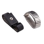 ESD Wrist Strap Factory - OEM 10mm Adjustable PU Bracelet Non-allergenic Metal