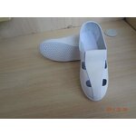 ESD Boots Factory - OEM Antistatic PVC PU Shoes Four Holes Protective Workplace
