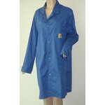 ESD Lab Coat Manufacturer - OEM White Blue Color Antistatic Safety Cleanroom Worker