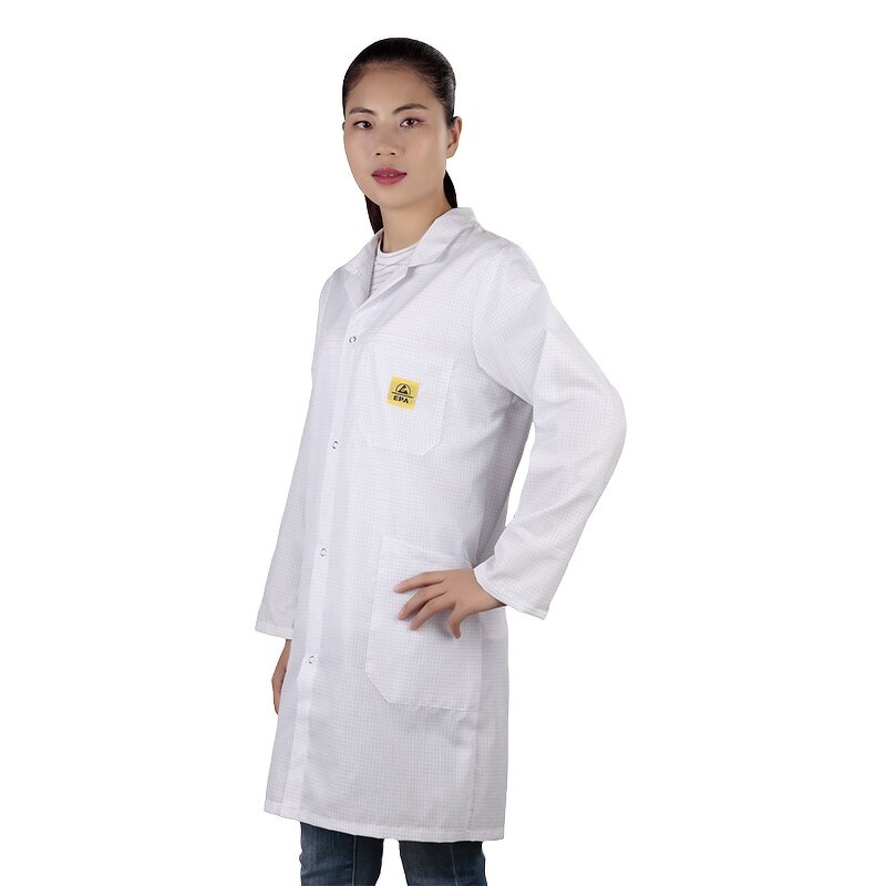 Clean Room Suit Factory - OEM Customizable 1/2 PE Material Antistatic Dust-Free