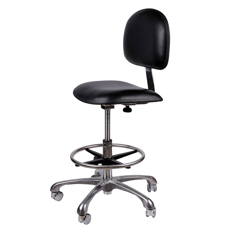ESD Office Chair Manufacturer - OEM Laboratory Clean Room Fabric PU Foam Steel