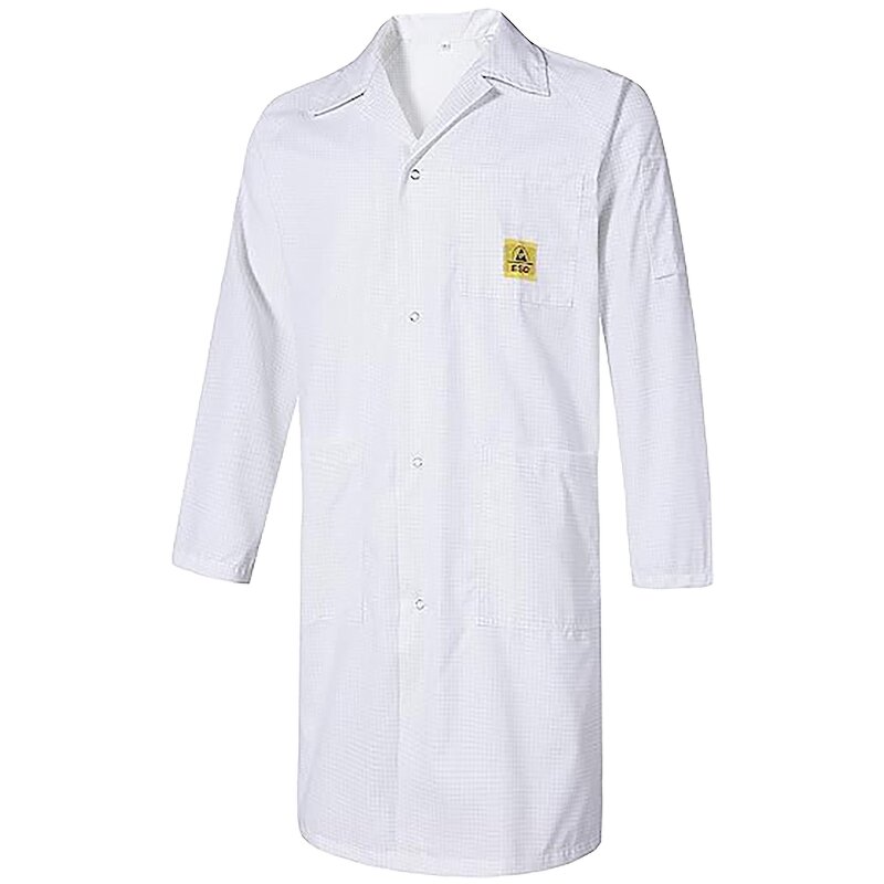 Antistatic Smock Manufacturer - OEM Conductive Fiber Clothing Unisex Design ESD