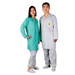 ESD Smock Manufacturer - OEM Antistatic for Cleanroom ESD Overcoat Clothing