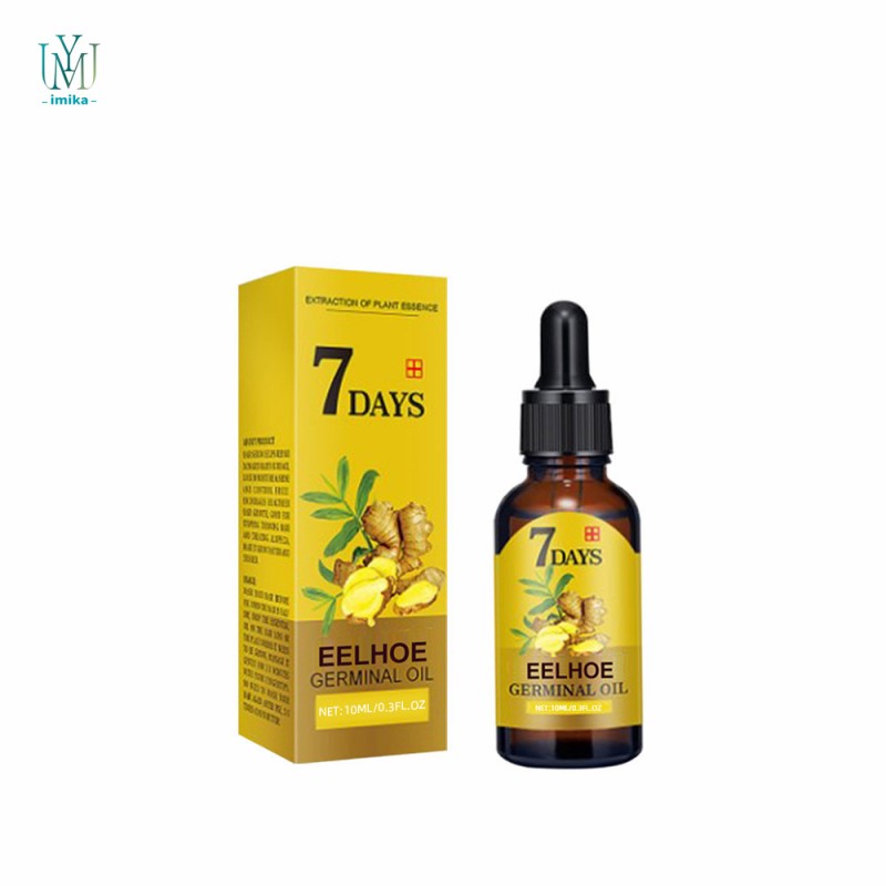 Custom Organic Strengthening Repair Hair oil Hair Growth Essence Extract Ginger Hair Growth Serum