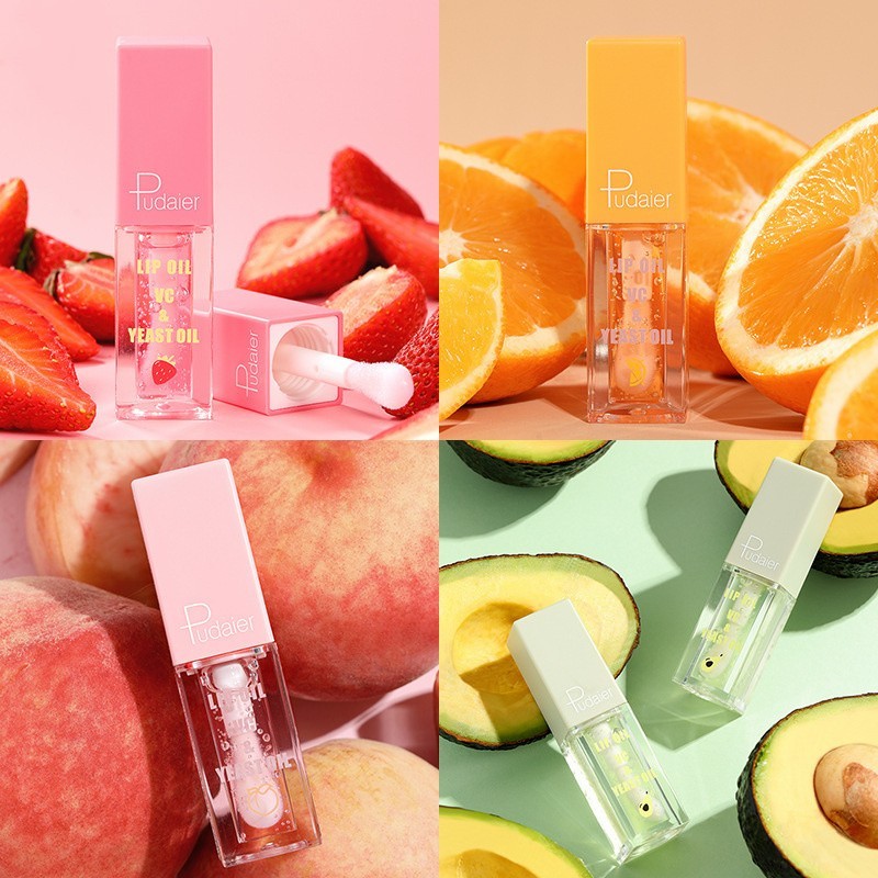 Wholesale Bulk Coconut Lip Oil With Logo High End Anticracking Fruity Lip Care Oil Moisturizer Vegan Lip Care Oil Packaging