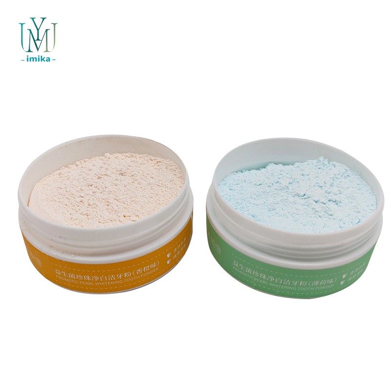 Custom logo High Quality Teeth Whitening Powder Cleansing Dientes Tooth Whitener