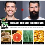 Customized Logo Organic Beard Softening Oil Popular Beard  Hair Thicker Beard Care Growth Oil Serum for Men