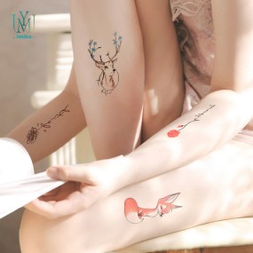 Semi Permanent Body Tattoo Sticker Body Shoulder Arm Cool Designs Skin Safe Tattoo Sticker Set
