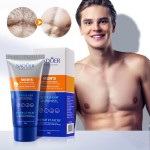 Private Label Natural Organic Full Body Painless Smooth Rejuvenating Convenient Hair Removal Cream for Men