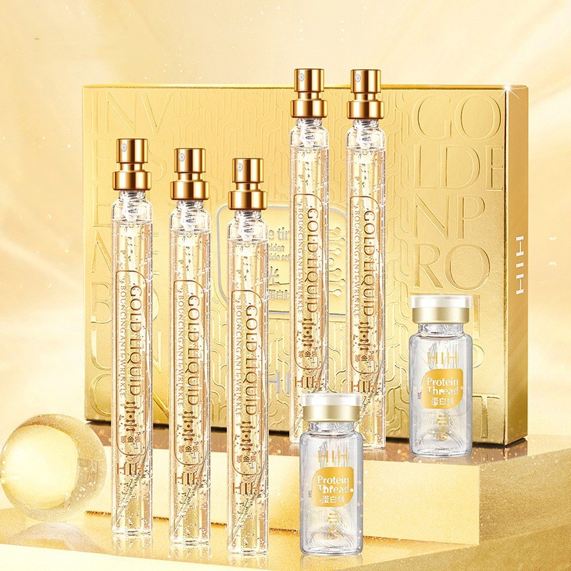 Top Selling Private Label Anti Aging Face Serum Caviar 24K Gold Crystal Luxury Skincare Serum