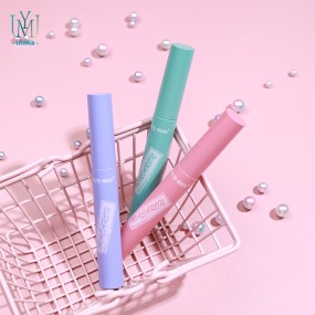 自定义标志素食防水厚4D蚕丝睫毛持久卷曲浓密睫毛膏为妇女