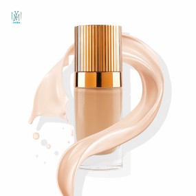 Imika Beauty Natural Effect High Coverage Dark Foundation Waterproof Liquid Based Foundation Makeup for Dark Skin