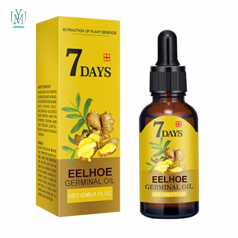 Professional Natural Repair Hair Growth Oil Serum for Baldness Scalp Repair Oil Anti Hair Loss Ginger Hair Growth Oil for Black