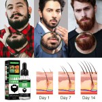 100%Natural Beard Hair Regrowth Treatment for Men Biotin Helps Restore Thinning and Hair Loss