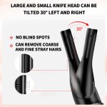 自定义标志Usb充电电动耳鼻颈眉剃须器女士双面眉剃须器