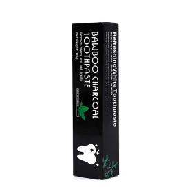 Bamboo Charcoal Deep Cleaning Teeth Toothpaste Fresh Breath and Teeth Stain Removing Activated Carbon Whitening Toothpaste