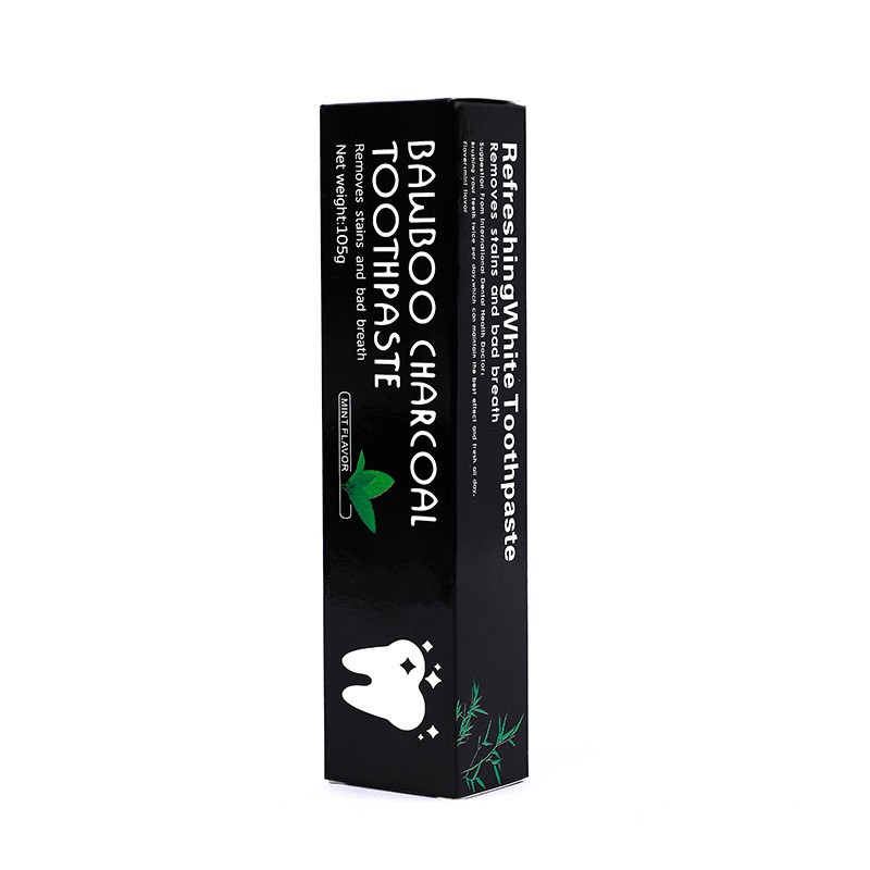 Bamboo Charcoal Deep Cleaning Teeth Toothpaste Fresh Breath and Teeth Stain Removing Activated Carbon Whitening Toothpaste