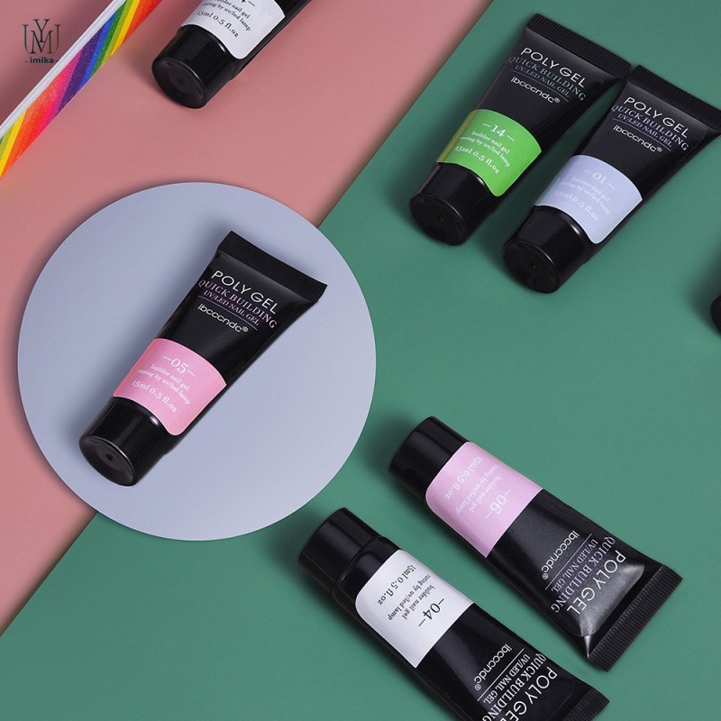 Best Selling Non-stick Nail Extension Liquid Poly Gel Polish Carving Shaping Gel Polish Hard Gel Nail Builder