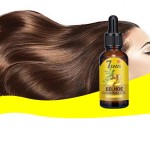 100%天然有机抗脱发头发生长受损头发修复生姜提取物头发生长护理生发头皮油精华液