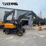 Wheel Excavator Factory - OEM LTMG New 7-10ton Earth-Moving CE EPA Japan Engine