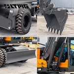 Wheeled Excavator Manufacturer - OEM 2025 LWE180 18ton with Hydraulic Quick Coupler