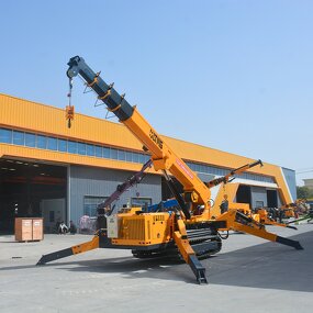 Spider Crane Factory - OEM 2525 New Design 12 Ton Diesel Crawler Long Arm Optional