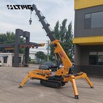 Spider Crane Factory - OEM High Quality 3-5 Ton Diesel Crawler Lifting Machinery