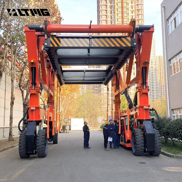 Hydraulic Mobile Crane Factory - OEM Custom Design 40ton Straddle Carrier 35-80 Ton